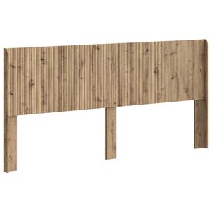 vidaXL Hoofdbord Artisanaal eiken Bewerkt hout