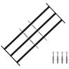 vidaXL Raam Beveiligingsgrill 116 x 45 cm Gegalvaniseerd staal