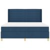 vidaXL Boxspringbed met matras met hoofdeinde Blauw 180 x 200 cm Stof