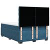 vidaXL Boxspring met matras fluweel blauw 140x190 cm