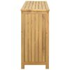 vidaXL Tuinwandtafel 110x35x75 cm massief acaciahout