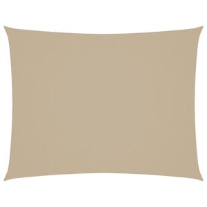 vidaXL Zonnescherm rechthoekig 3x4 m oxford stof beige
