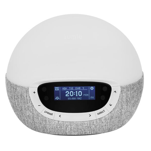 Lumie Wake-up light Bodyclock Shine 300 wit en grijs