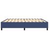 vidaXL Boxspring bed stof blauw 200x200 cm