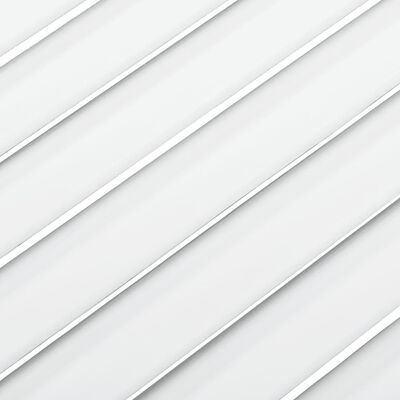 vidaXL Kastdeuren met lamellen 4 st 61,5x39,4 cm grenenhout wit