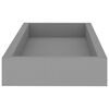 vidaXL Wandschappen 4 st Loggia 40x15x4 cm MDF grijs