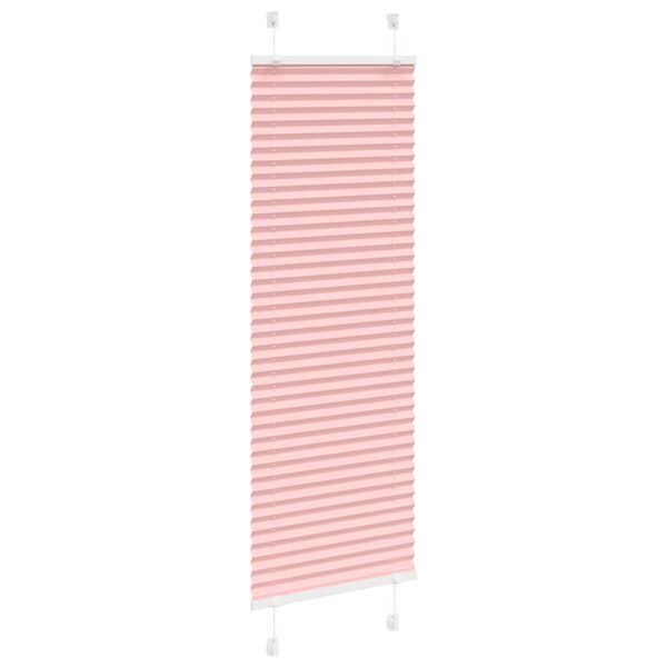 vidaXL Pliss&eacute; rolgordijn 40x100 cm stofbreedte 39,4 cm polyester roze