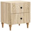 vidaXL Nachtkastje Sonoma Eiken 43 x 34,5 x 48 cm Bewerkt hout
