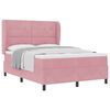 vidaXL Boxspringbed met hoofdeinde Roze 200 x 160 cm Fluweel