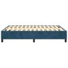vidaXL Boxspring bed 140x200 cm fluweel donkerblauw
