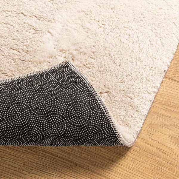 vidaXL Medium pile zachte en wasbare tapijt HUARTE Beige 80 x 400 cm