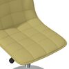 vidaXL Eetkamerstoelen draaibaar 2 st stof groen