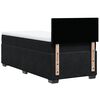 vidaXL Boxspring met matras fluweel zwart 90x190 cm