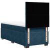 vidaXL Boxspring met matras fluweel blauw 100x200 cm