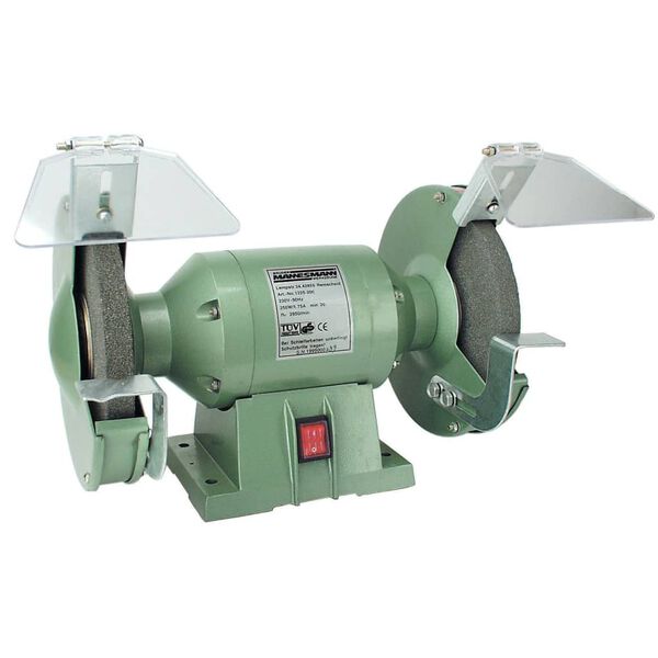 Br&uuml;der Mannesmann Bankslijpmachine dubbel 350 W 200 mm
