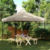 vidaXL Partytent inklapbaar pop-up 292x292x315 cm taupe