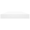 vidaXL Wandschappen 8 st 40x10x1,5 cm bewerkt hout wit