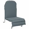 vidaXL Zon Loungerkussen GEMERT 100% Polyester Blauw 55 x 135 x 6 cm
