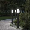 vidaXL Bolderverlichting 3 stuks 80 cm RVS IP44