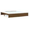 vidaXL Bedframe massief hout honingbruin 200x200 cm