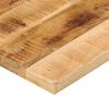 vidaXL Tafelblad rechthoekig 90x50x3,8 cm massief ruw mangohout