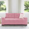 vidaXL loveseat bank roze 180x77x82 cm fluweel