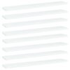 vidaXL Wandschappen 8 st 60x10x1,5 cm spaanplaat wit