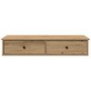 vidaXL Wandschap met lades 100x37,5x19cm bewerkt hout artisanaal eiken