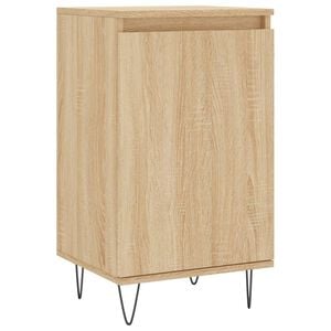vidaXL Dressoir 40x35x70 cm bewerkt hout sonoma eikenkleurig