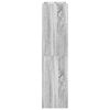 vidaXL Schoenenrek 60x25x100 cm bewerkt hout grijs sonoma eikenkleurig