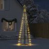 vidaXL LED-kerstboom 550 LEDs warm wit 300 cm