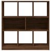 vidaXL Boekenkast 97,5x29,5x100 cm bewerkt hout bruin eikenkleur