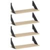 vidaXL Wandschappen 4 st Sonoma Eiken 50 x 20 x 17 cm