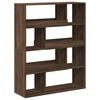 vidaXL Boekenkast 100x33x125,5 cm bewerkt hout bruin eikenkleurig