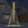 vidaXL LED-kerstboom 615 LEDs warm wit 404,5 cm