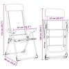 vidaXL Campingstoelen 2 st inklapbaar aluminium cr&egrave;mewit