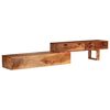 vidaXL Tv-meubel 200x30x35 cm massief acaciahout bruin