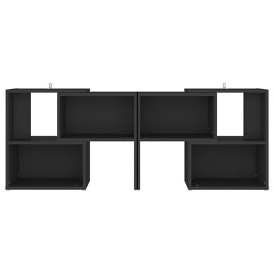 vidaXL Tv-meubel 104x30x52 cm spaanplaat zwart