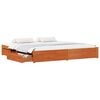 vidaXL Bedframe met lade Wasbruin 180 x 200 cm Massief Vurenhout