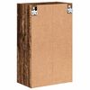 vidaXL Badkamer Kast Oud Hout 39 x 23,5 x 65 cm Bewerkt hout & Metaal