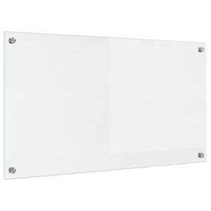 vidaXL Keuken Achterwand Doorzichtig 90 x 50 cm gehard glas