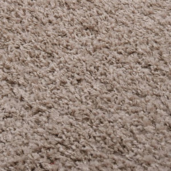 vidaXL Vloerkleed shaggy hoogpolig 200x290 cm beige