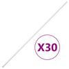 vidaXL Kabelgoot 20x10 mm 30 m PVC