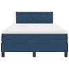 vidaXL Boxspringbed met matras met hoofdeinde Blauw 120 x 200 cm Stof