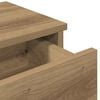 vidaXL Wandschap met lades 100x37,5x19cm bewerkt hout artisanaal eiken