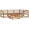 vidaXL Buiten bankenset 5 pcs Naturel Massief Acaciahout