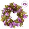 vidaXL Bloemenslingers 6 st 250 cm lichtpaars