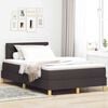 vidaXL Boxspringbed met matras Donkerbruin 120 x 190 cm Stof