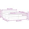 vidaXL Boxspring met matras fluweel roze 180x220 cm