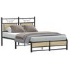 vidaXL Bedframe zonder matras hout sonoma eikenkleurig 120x190 cm